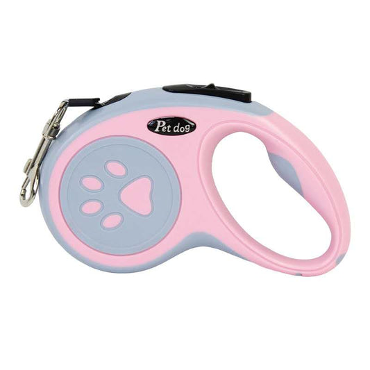 Liflax Tangle-Free Retractable Dog or Cat Leash, 16 ft Strong Nylon Tape